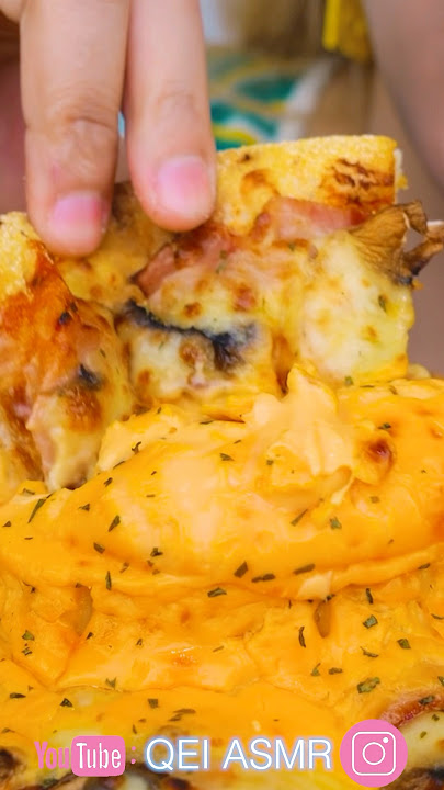 ASMR PIZZA CHEESE VOLCANO #asmrindonesia