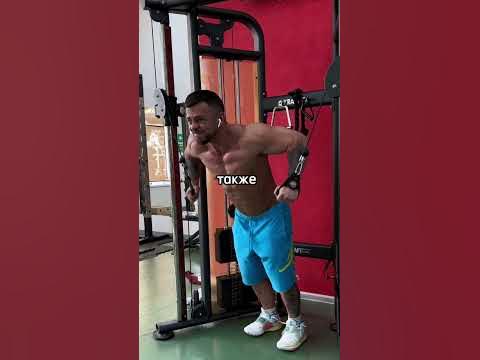 Тренировка на низ груди - YouTube
