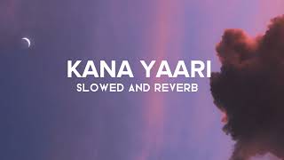 Kana yaari | Coke studio | Slowed and reverb | TOXIC GIRL