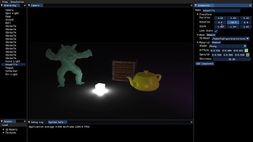 my c++/opengl game engine - 2nd week