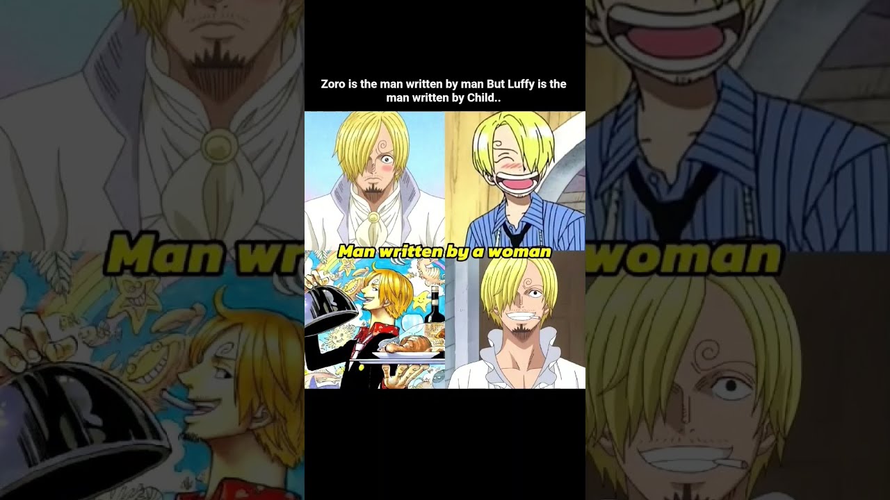 ZORO IS THE MAN WRITTEN BY BUT LUFFY CHILD Eren Anime Ace