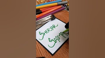 Saima♡Sheryar. #sheryar #saima #calligraphy #names #shorts @Shining_-Recipes @CAR_587