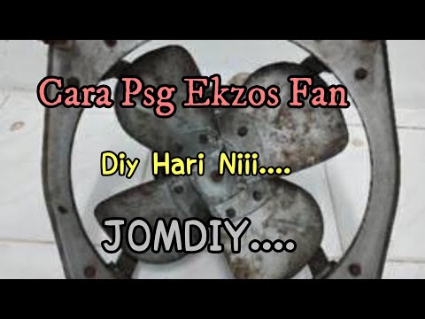 Cara2 Pasang Ekzos Fan Di Siling/Menyedut Udara Panas#Jomlayan#Jomdiy