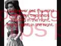 In my bed  amy winehouse  lyrics