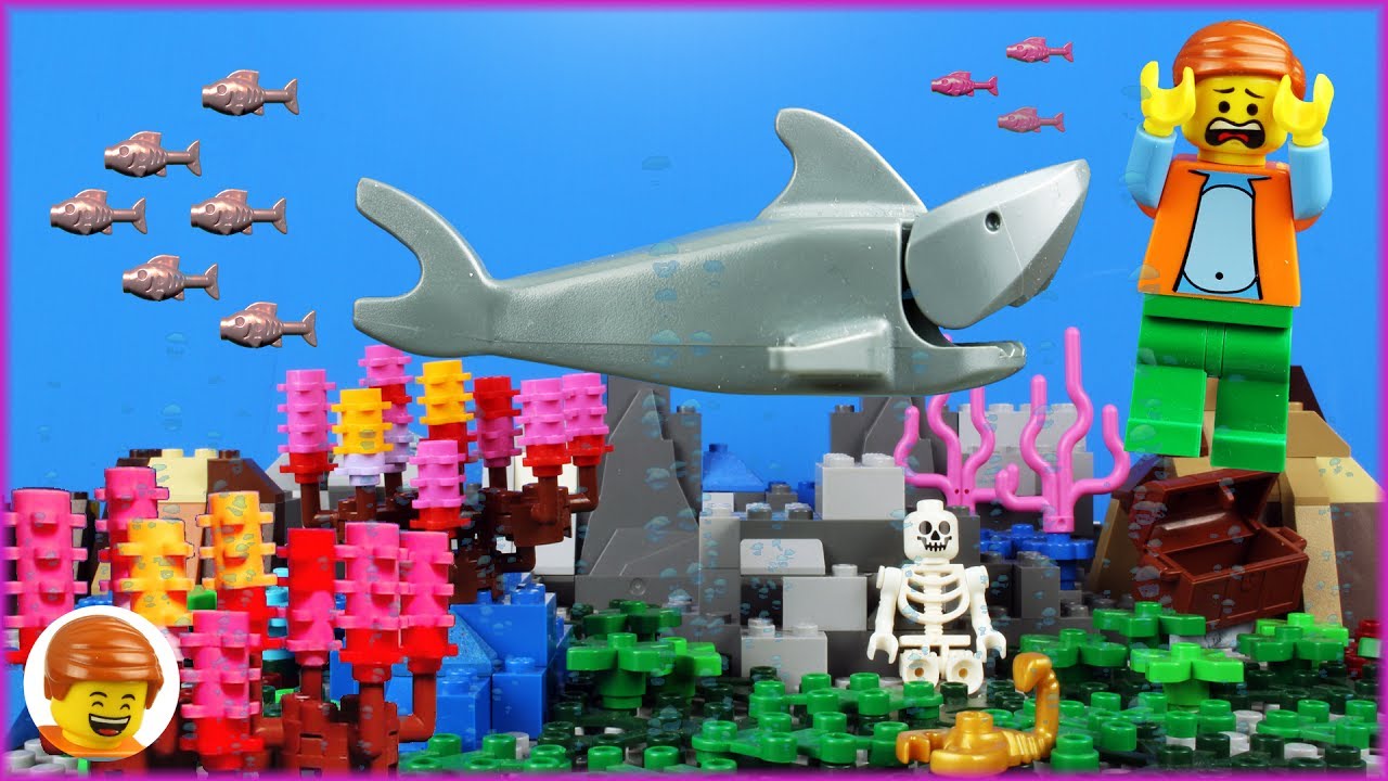 lego shark attacks