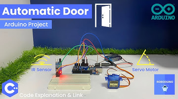 Automatic Door Opening System using IR Sensor and Servo Motor 🚪Arduino Home Automation Project
