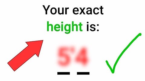 This Video Will Accurately Guess Your Height!