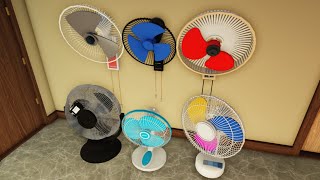 Desk Fan, Wall Fan, Mini Fan Toys - Grebek Kipas Angin Baling baling Super Lucu di Suburban