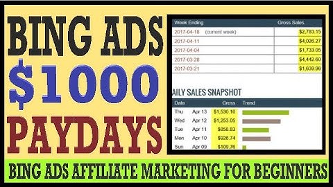 🔥 BING Ads Affiliate Marketing: $1000 Per Day Tutorial - No Website Needed
