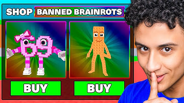 Steal A Brainrot, But You Can BUY BANNED BRAINROTS..