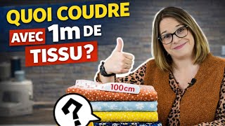 Quoi Coudre Avec 1 Mètre De Tissu ? 2 Patrons Gratuits La Couture By Popo