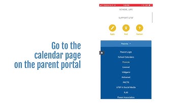 LFSF- Add a school calendar to your Iphone - Finalsite