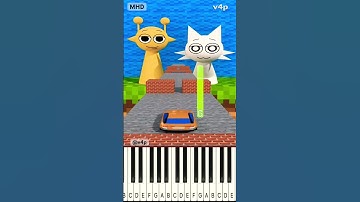 Sprunki Incredibox Voice Game Challenge @v4p - Piano Tutorial
