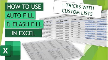 How to use Auto Fill, Custom Lists & Flash Fill in Excel (with 10+ examples)