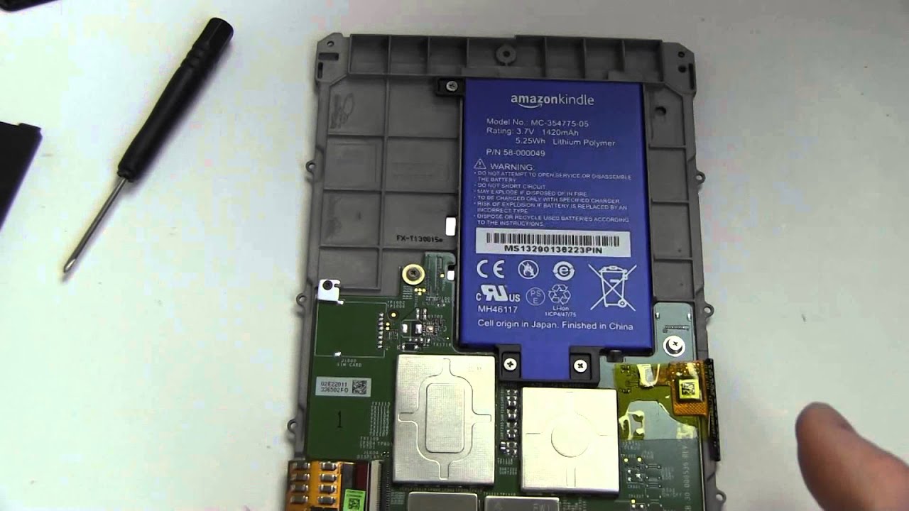 how-to-replace-your-amazon-kindle-paperwhite-b0d6-battery-youtube