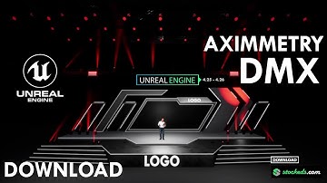 CORPORATE_STAGE_LHB | AXIMMETRY DMX VIRTUAL SET | UNREAL ENGINE | DOWNLOAD