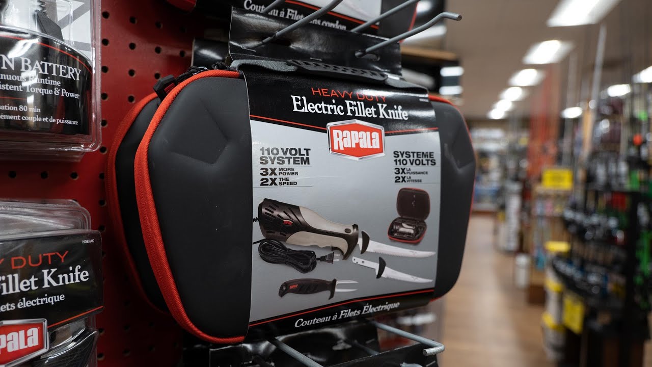 Rapala Deluxe Electric Fillet Knife Set 