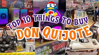 Top 10 Things To Buy at Don Quijote (Japan Shopping guide)