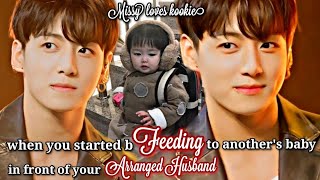 when you started b feeding to another's baby in front of him #btsff #jk #jungkookff #bts