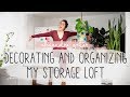 Turning My Storage Loft Into An Organized Prop & Plant Oasis | My Rental Reno S1 E3