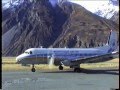 Hawker Siddeley HS 748 at Mt. Cook New Zealand 1990.