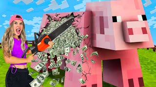 DESTRUYO EL CERDO DE MINECRAFT MAS GRANDE DEL MUNDO