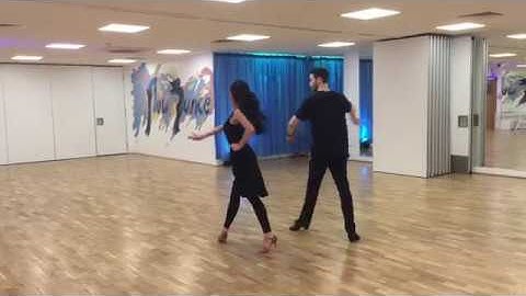 How to dance Cuban Break in Cha Cha - Improvers