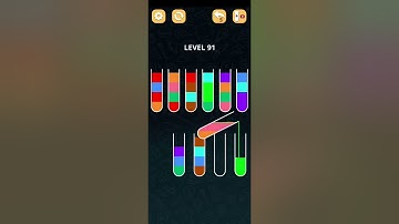 Color Sort Puzzle Level 91 Walkthrough Solution iOS/Android