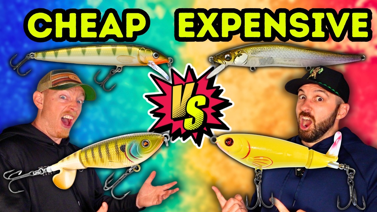 CHEAP VS EXPENSIVE Bass Fishing Lures: HUGE UNBOXING!