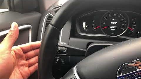 VOLVO XC60 XC70 XC90 - HIGH BEAM HEADLIGHTS - HOW TO TURN ON/OFF