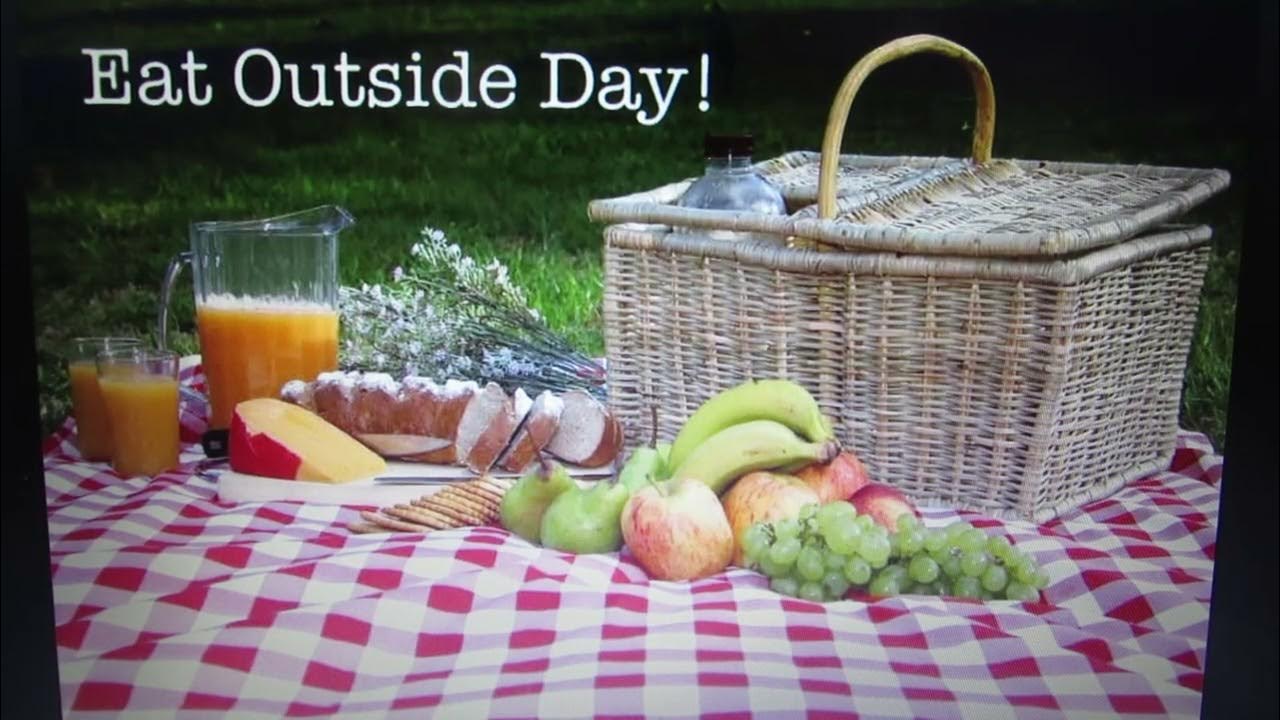 Happy National Eat Outside Day YouTube