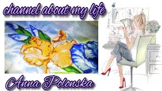 Вышивка бисером: отчёт 1 { Ирисы } Барвиста вишиванка ~ Anna Polonska ~ Вышивка бисером: отчёт 1 { Ирисы } Барвиста вишиванка ~ Anna Polonska ~