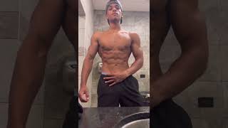 Late night binge got to me #gym #motivation #lean #aesthetic #reel #gymshark #chest #posing