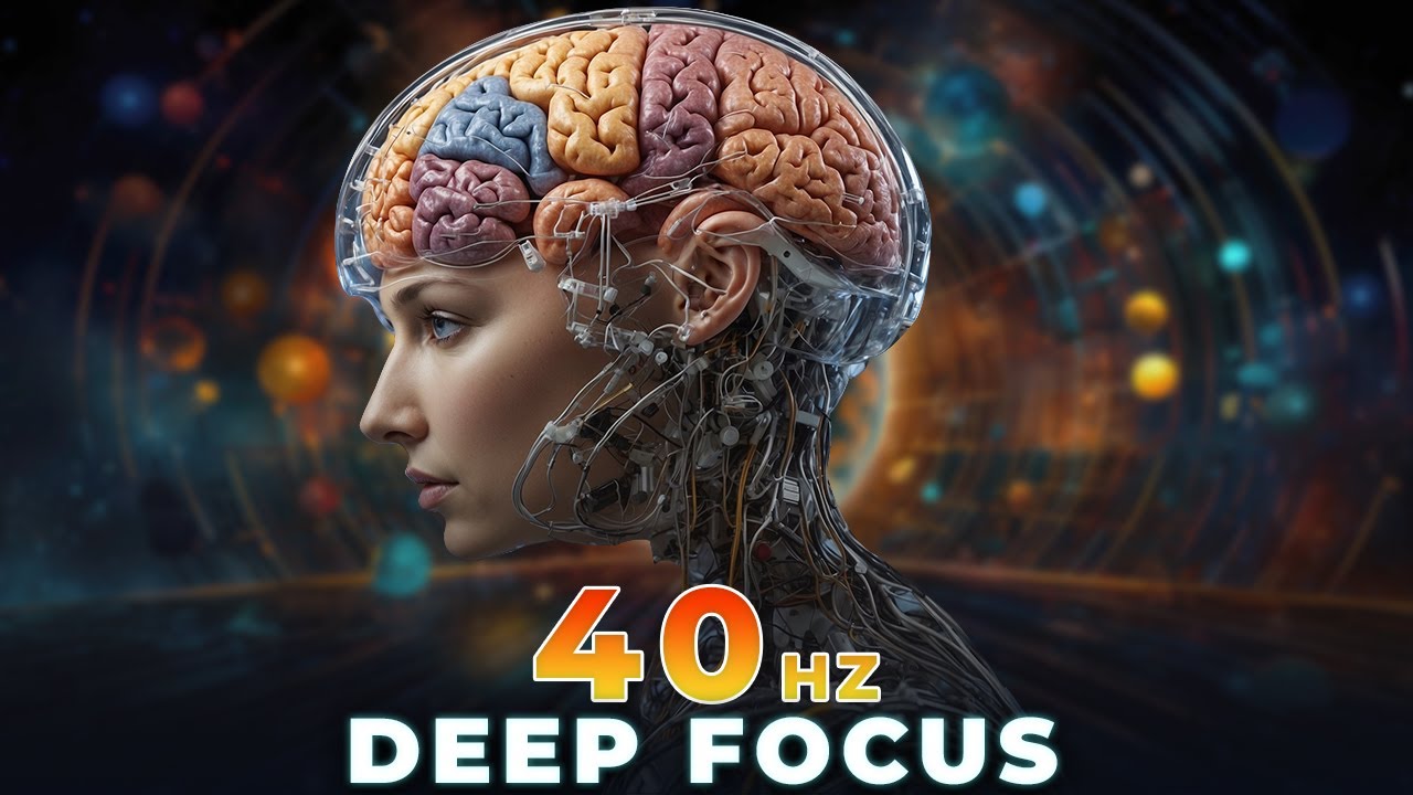 40 Hz Binaural Beats 🧠 PRODUCTIVITY POWERHOUSE: 40Hz Gamma Brainwave Music Elevate Concentration