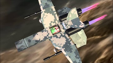 Fighter spaceship with talons #Blender sci-fi projet