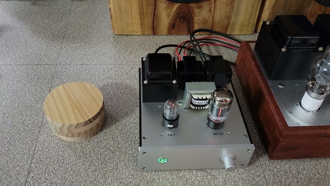 Recording of Homemade 6AS7 Single-Ended Amplifier by Output Tube(6080,6N13S, RCA 6AS7, GE 6AS7)