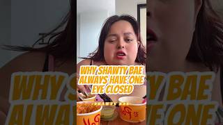 Why Does Shawty Bae Always Have One Eye Closed?