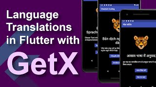 GetX - Flutter Internationalization (Switch languages) - Part 4