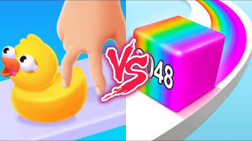 Crushy Fingers VS Jelly Run- All Levels SpeedRun Gameplay Android iOS Ep1