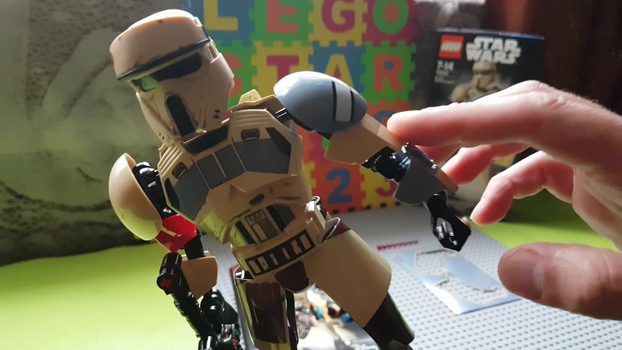 Обзор LEGO Star Wars Штурмовик со Скарифа 75523