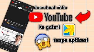 TUTORIAL!! CARA DOWNLOAD VIDIO YouTube MP4 & MP3 TANPA APLIKASI😲😲