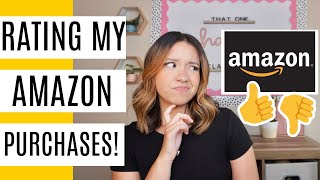 Rating My Amazon Purchases For My Classroom! @itsferslife
