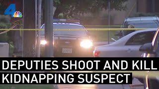 Man Sought in Kidnapping Shot and Killed by LA County Sheriff's Deputies | NBCLA