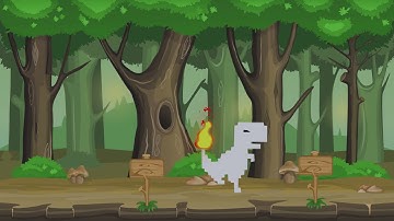 T rex || Afters effects Animation || 20 sec 2D Animation #offlinegames #googleplay #2danimation