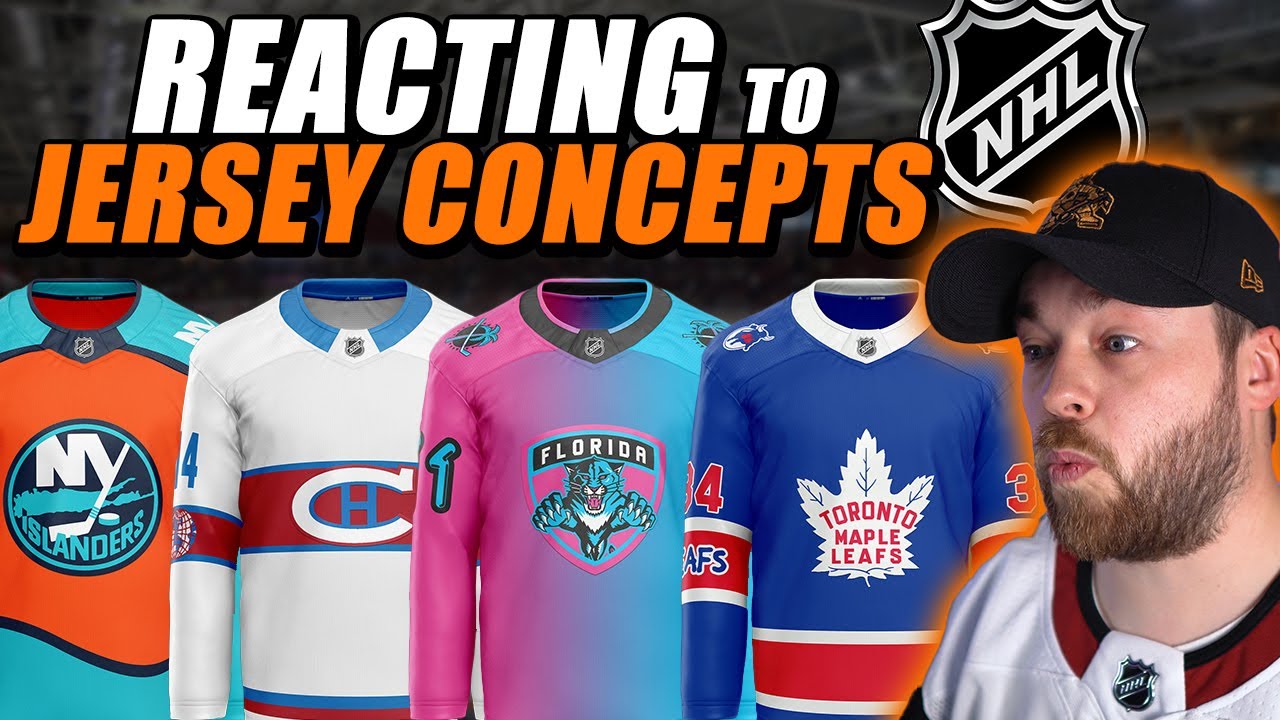 Reacting to NHL Home Jersey Concepts! 