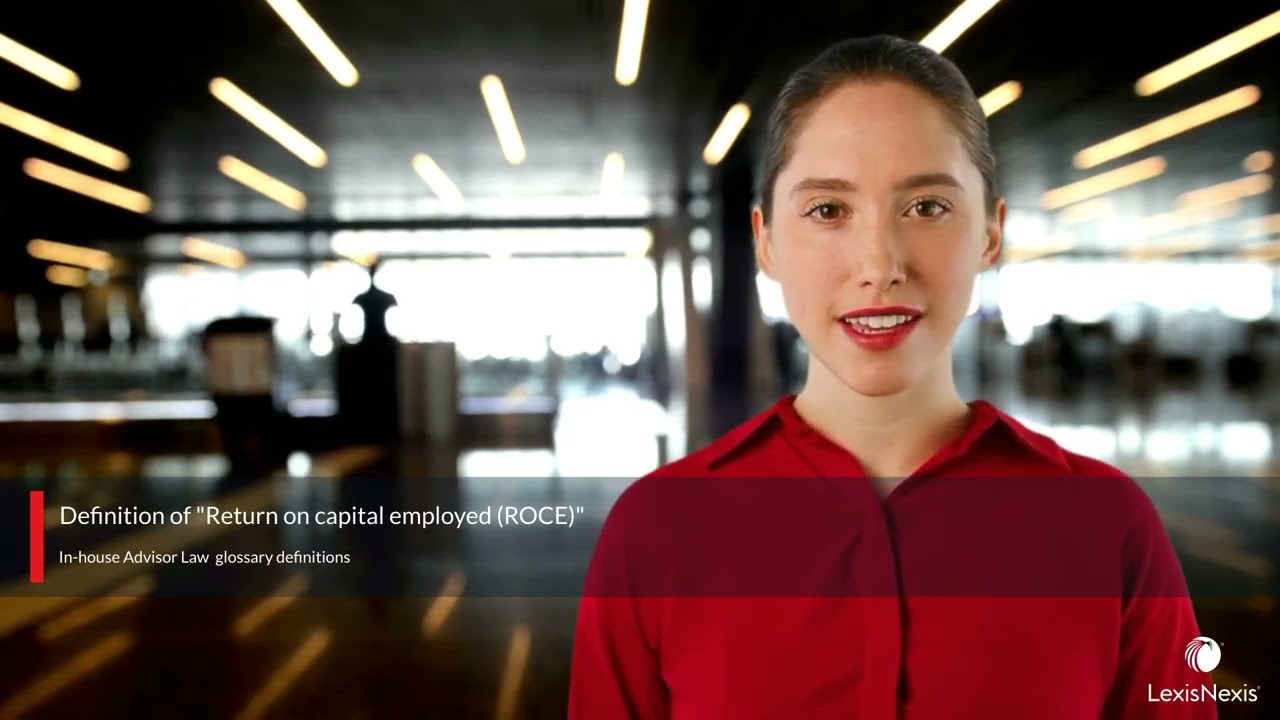 "Return on capital employed (ROCE)" - Legal Definition