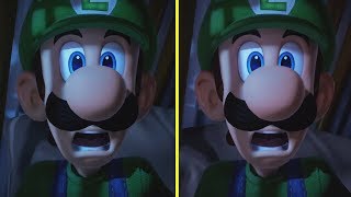 Luigi's Mansion 3 E3 2019 Trailer vs Overview Trailer Graphics Comparison
