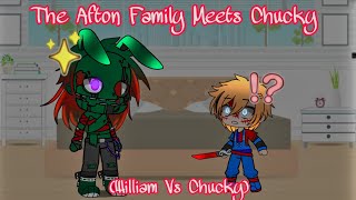 The Afton Family Meets Chucky ep.2|| William Vs Chucky || GachaPuppies