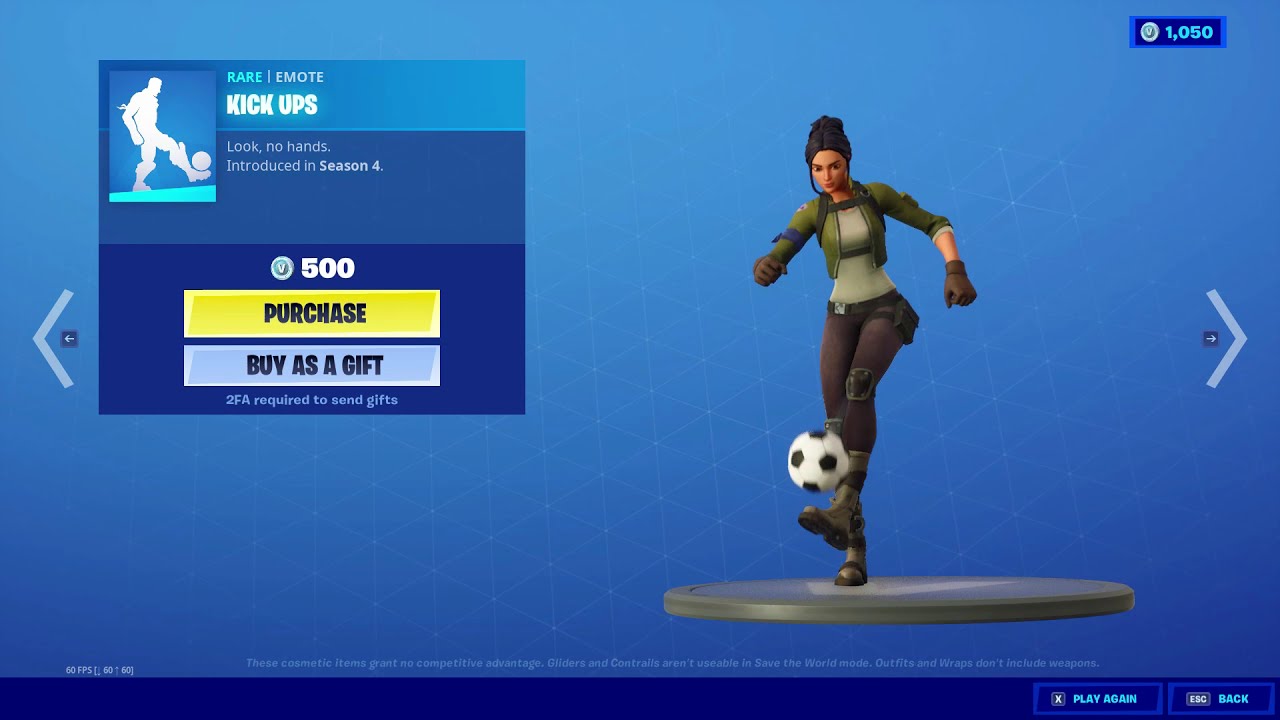 Fortnite Soccer Emotes Rare Icon Series YouTube