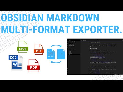 Obsidian File Export